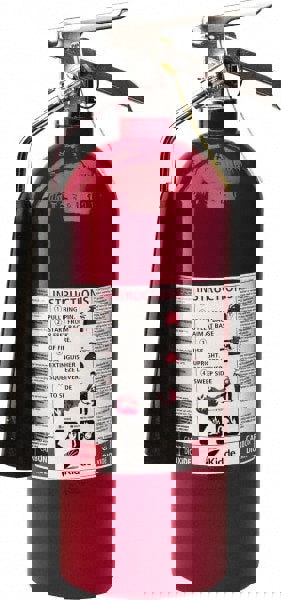 Strap Bracket: Class BC, Carbon Dioxide & Dry Chemical, 5.25